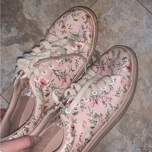 Floral Pink Women's Sneakers